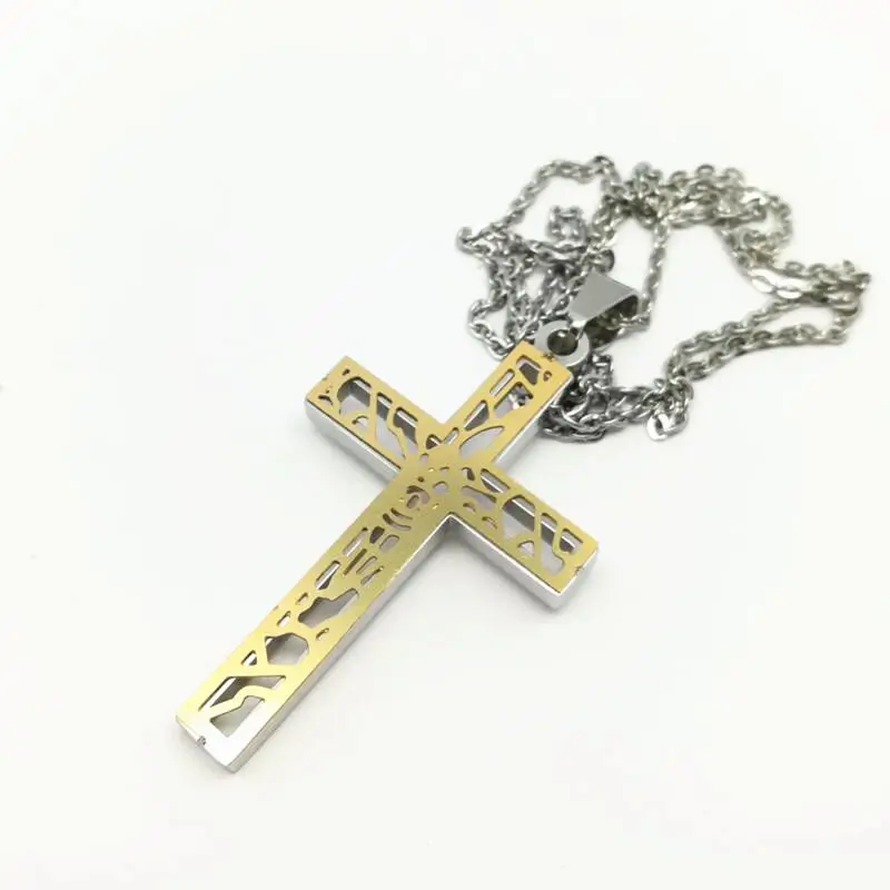 Мужские подвески кресты в стиле панк из нержавеющей стали|Ожерелья с подвеской| |