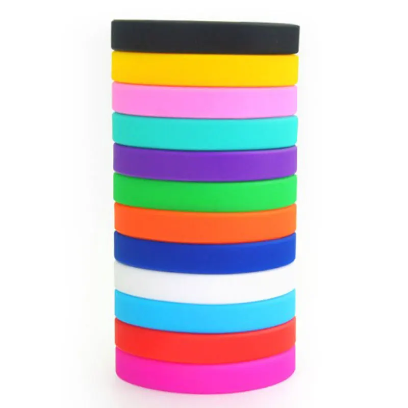 Creative New 12 Colors Fitness Power Bands Energy Bangles Men Basketball Sports Wristbands Silicone Rubber Elasticity Wristband