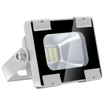 

2PCS 220V 10W Flood Light Ultra-thin Cold White Ordinary SMD LED Flood Light IP65 Waterproof Energy-saving Industrial Lamp