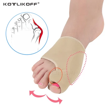 

KOTLIKOFF Toe Separator Hallux Valgus Bunion Corrector Orthotics Insoles Feet Bone Thumb Adjuster Correction Big Toe Bone Sock