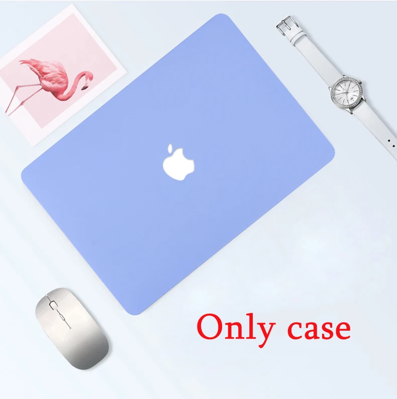 Hollow Blue Case for Apple MacBook Air 13 13.3 A1932 11 12 New Pro 13 15 Retina 15.4 Cover Laptop Hard Case pink black white - Color: Hollow Blue