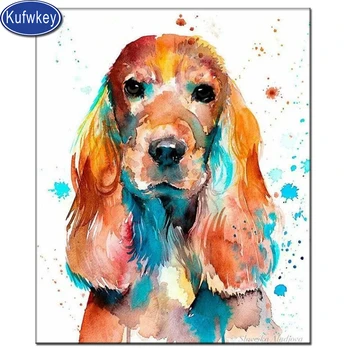 

5d full diamond embroidery"American Cooker Spaniel"square diy diamond Painting diamond mosaic animal diamond picture home decor