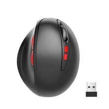 Беспроводная USB 2400 dpi 2,4 ГГц эргономичная оптическая Вертикальная мышь регулируемая 4 кнопки компьютерная игровая мышь для офиса дома