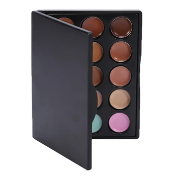 15 Colors Matte Concealer Palette Bronzer Highlighter Concealer Cream Face Corrector Waterproof Shadow Make Up