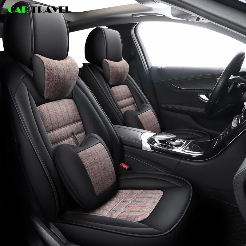 Передние и задние 5 мест покрытие для peugeot 308 sw 206 307 407 207 2008 208 406 301 3008 508 607 автомобильные аксессуары 5 мест