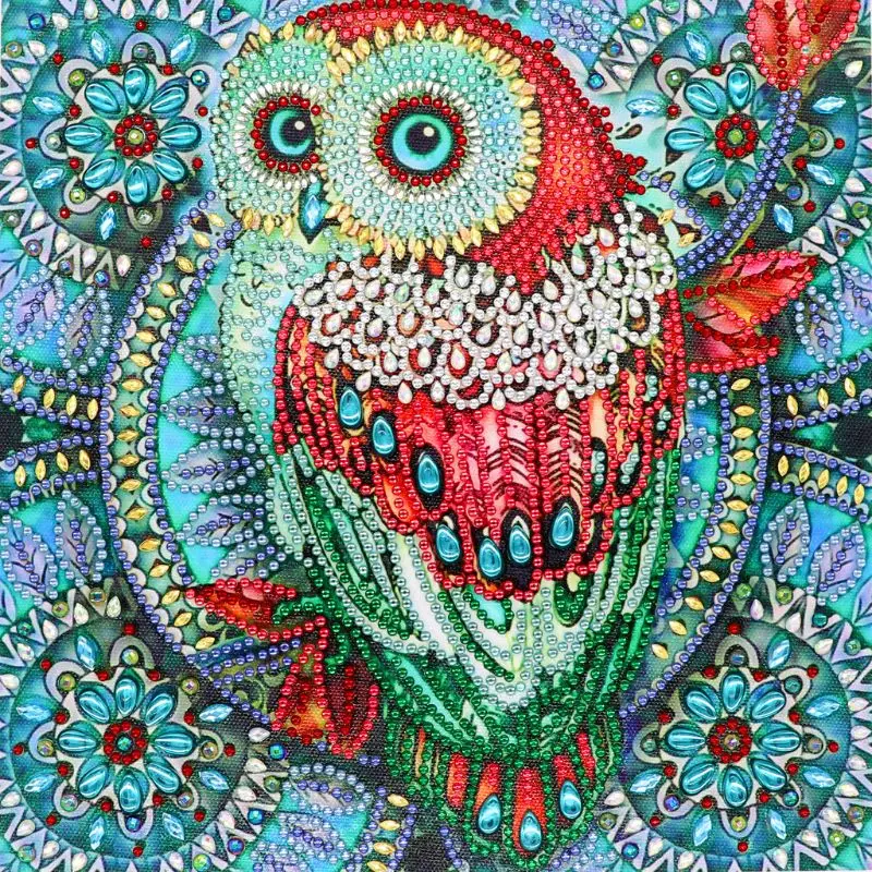 

2020 30x30cm Owl 5D Special Diamond Painting Embroidery DIY Needlework Cross Stitch