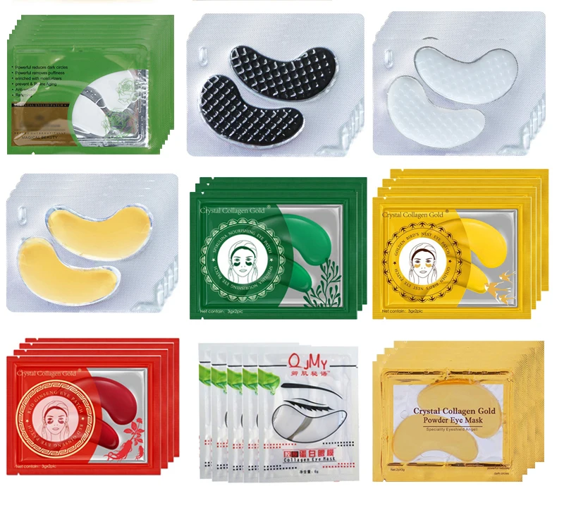 

10pair 24K Gold Serum Collagen Eye Mask Face Mask Anti-Aging Anti Wrinkle Remove Dark Circles Eye Bags Gel Collagen Eye Patch
