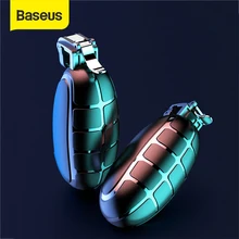 Baseus Gamepad PUBG için IOS Android Joystick Joypad L1 R1 cep telefonu oyun pedi Shooter denetleyici tetik yangın düğme kolu