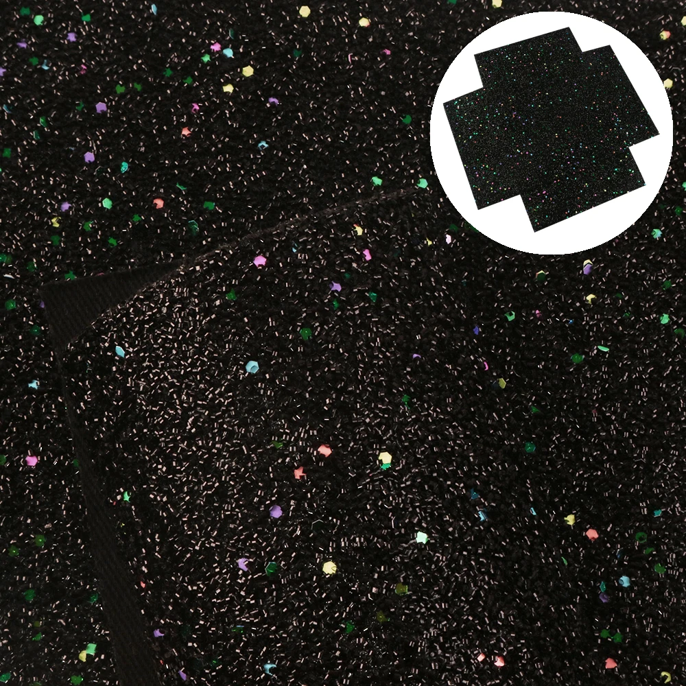 20*34cm Plain Color Glitter Synthetic Leather Fabric Sheets,DIY Handmade Materials For Making Projects,1Yc6689