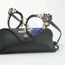 Очки для чтения кошек женские очки со стразами пресбиопические с диоптрией прозрачные линзы 1,0 1,5 2,0 2,5 3,0 3,5 4,0 для мужчин и женщин FML