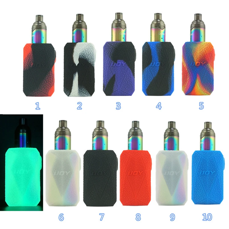 2 шт. текстурный чехол для IJOY Diamond VPC Starter Kit Box Mod силиконовый чехол Резиновый рукав защитные чехлы - Цвет: check with stock