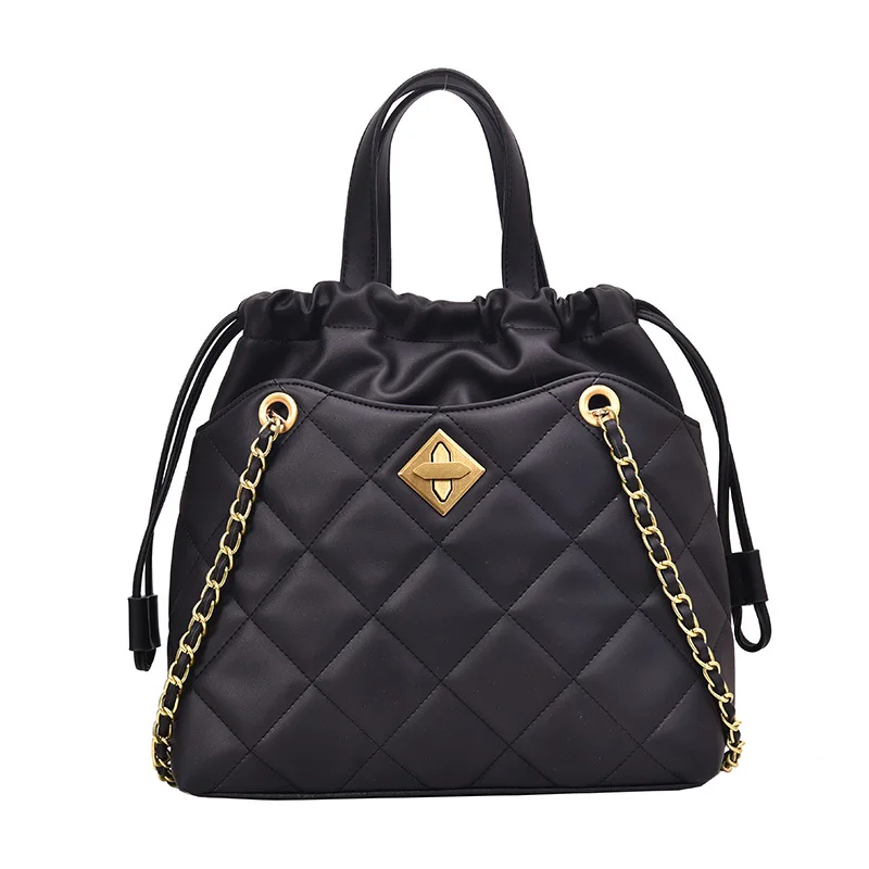 

Small CK WOMEN'S Bag Graceful Large-Volume Rhombus Chain Bag Handbag New Style 2019 Fashion Shoulder Bag Versatile Fashion