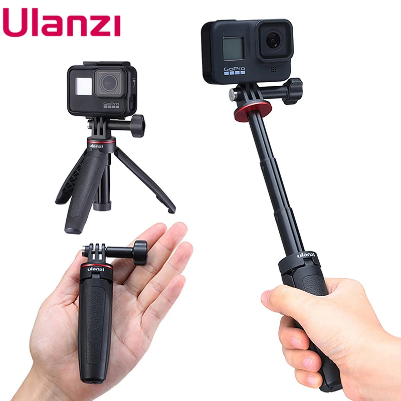 Ulanzi MT 09 развижной селфи монопод для Gopro Портативный Vlog прокручивающийся палка