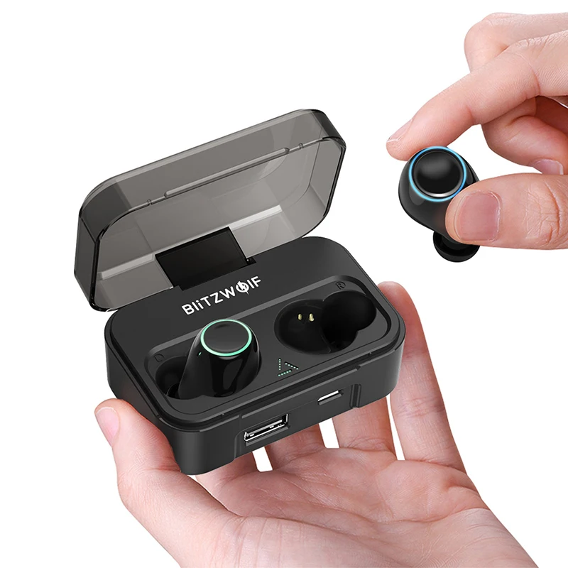 BlitzWolf FYE3S 3 TWS True Wireless Bluetooth 5.0 Earphone 2600mAh Big Battery Digital Power Display Sport Earbuds