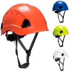 PORTWEST – casque de sécurité CE EU, en hauteur, Endurance, casque rigide ventilé, Protection de la Construction, travail, casque de Protection de la tête, casquette 