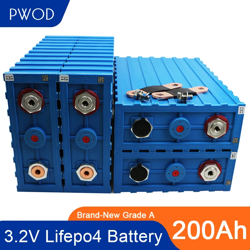 Аккумулятор PWOD 16 шт. 3 2 Ач 4000 в Lifepo4 12 В 24 48 | Электроника