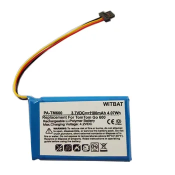 

TTVXO 1100mAh Battery for TomTom Go 300，Go 400，Go 500，Go 700，Go 900, 6027A0090721