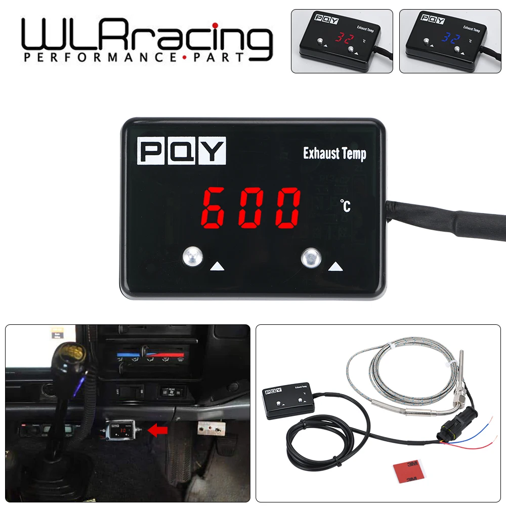 Car Exhaust Temp Gauge Exhaust Gas Meter Digital With Sensor EXT Temperature Meter Turbo for 4WD Hilux Patrol EGT WLR-TAG06-QY car gauge,exhaust temperature sensor
