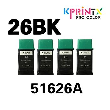 

4x compatible for hp26 ink cartridges replace for 26 C51626A DeskJet 200/320/340/400/500C/505K/540