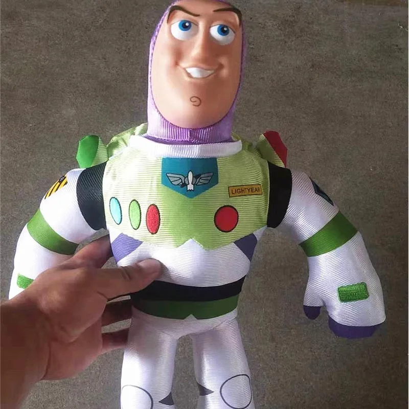 buzz 45cm Оригинальная история игрушек, плюшевые куклы, Вуди Базз Лайтер, мягкая игрушка в виде животного, подарок на день рождения, Рождество, год - Цвет: buzz 45cm