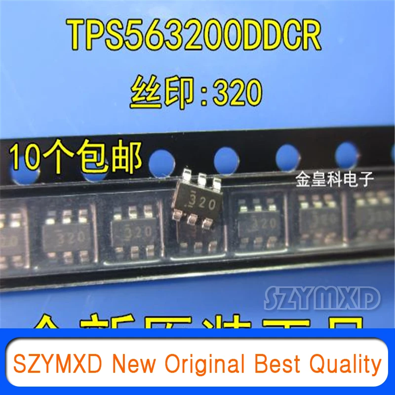 10 Pz/Lotto Nuovo Originale Tps563200Ddcr Sot23-6 4.5 V-16V Ingresso 3A Sincrono Buck Converter In Magazzino