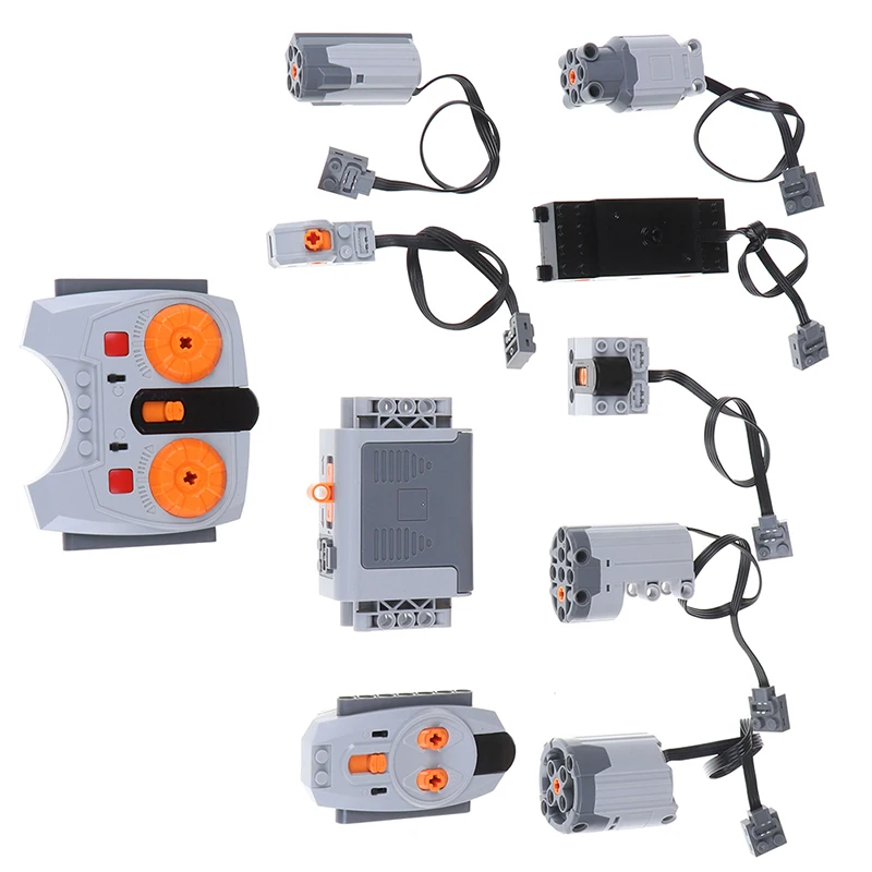 Technic Parts Compatible All Brands Multi Power Functions Tool Servo Receiver^m^