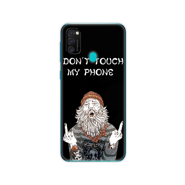 Samsung M21 Case 6.4" Soft Silicon Tpu Cover For Samsung Galaxy M21 M 21 SM-M215FZGUSER m215 Phone Back Shell Bumper Funda