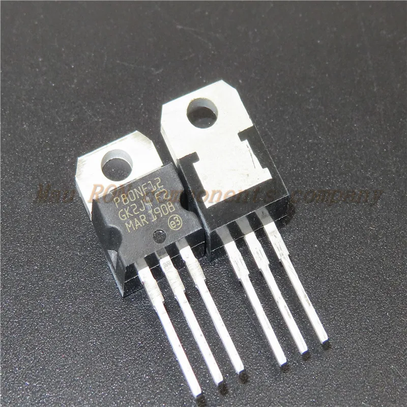 10PCS/LOT STP80NF12 P80NF12 TO-220 field effect transistor Transistor 80A 120V new spot | Электронные компоненты и