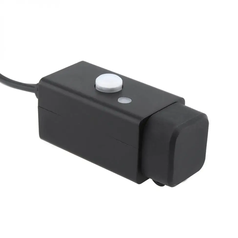 Матовое черное 10-24V DC 5V 3.1A SAE USB ABS водонепроницаемое мотоциклетное зарядное устройство с кнопкой переключения и пылезащитным покрытием