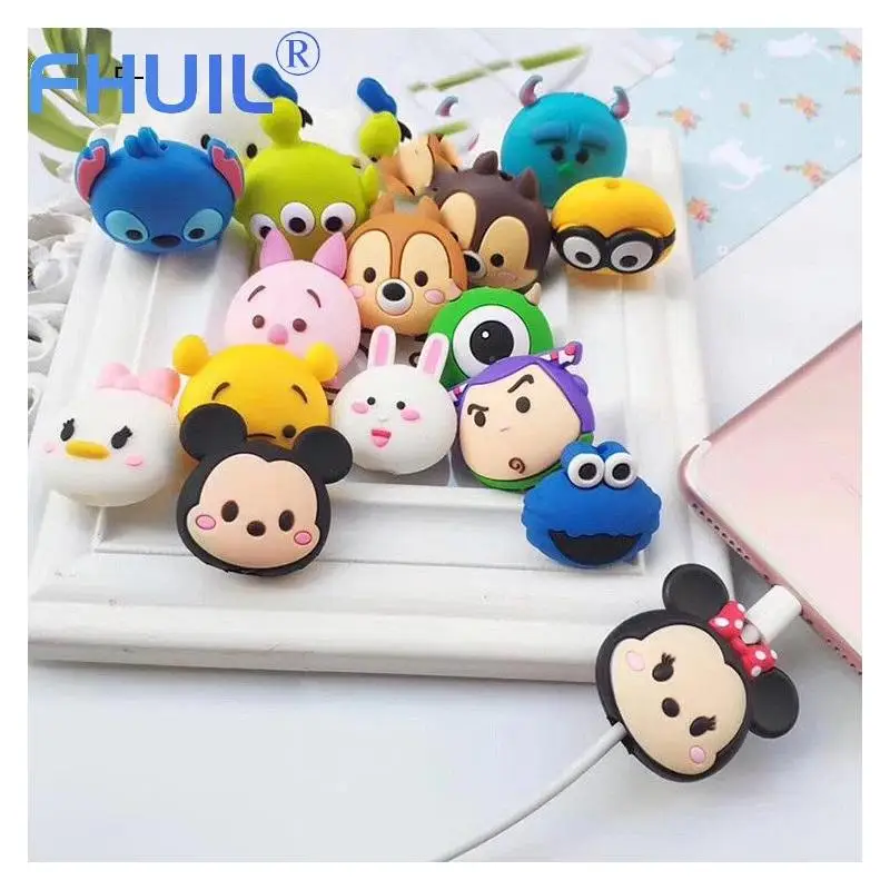 Новинка милый органайзер для кабеля мультяшный протектор usb-кабель зарядки шнур