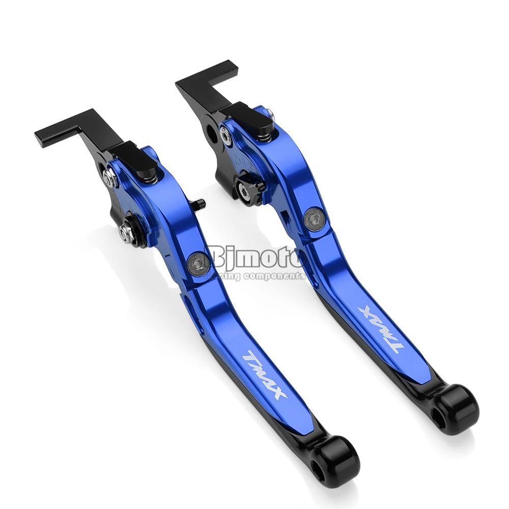 BJMOTO CNC Motorbike Brake Clutch Levers For Yamaha Tmax-500 2008-2011 T max 530 2012- Adjustable Folding Extendable Lever