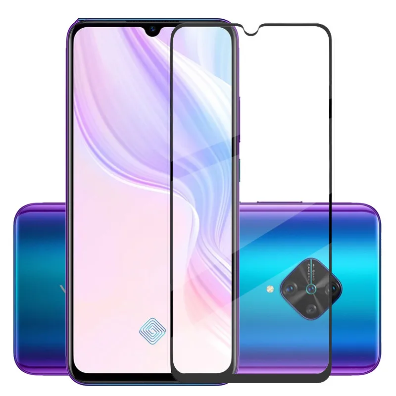 2 шт. Защитное стекло для VIVO V17 взрывозащищенное Закаленное с защитой от царапин
