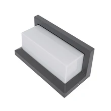 FUNN-18W, уличный светильник, современный настенный светильник, светодиодный, наружный настенный водонепроницаемый настенный светильник, литой алюминиевый теплый белый светильник