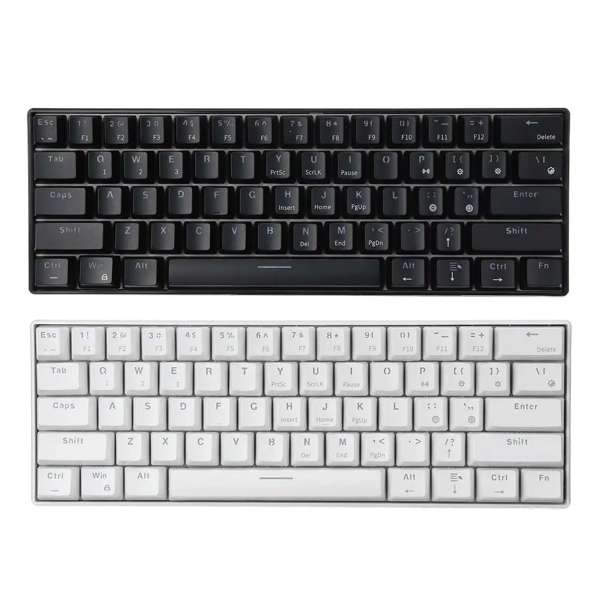 Backlit Keyboard 61 Keys Mechanical bluetooth Gaming Keyboard Multimedia Laptop Computer Clavier Notebook Computer Accessories