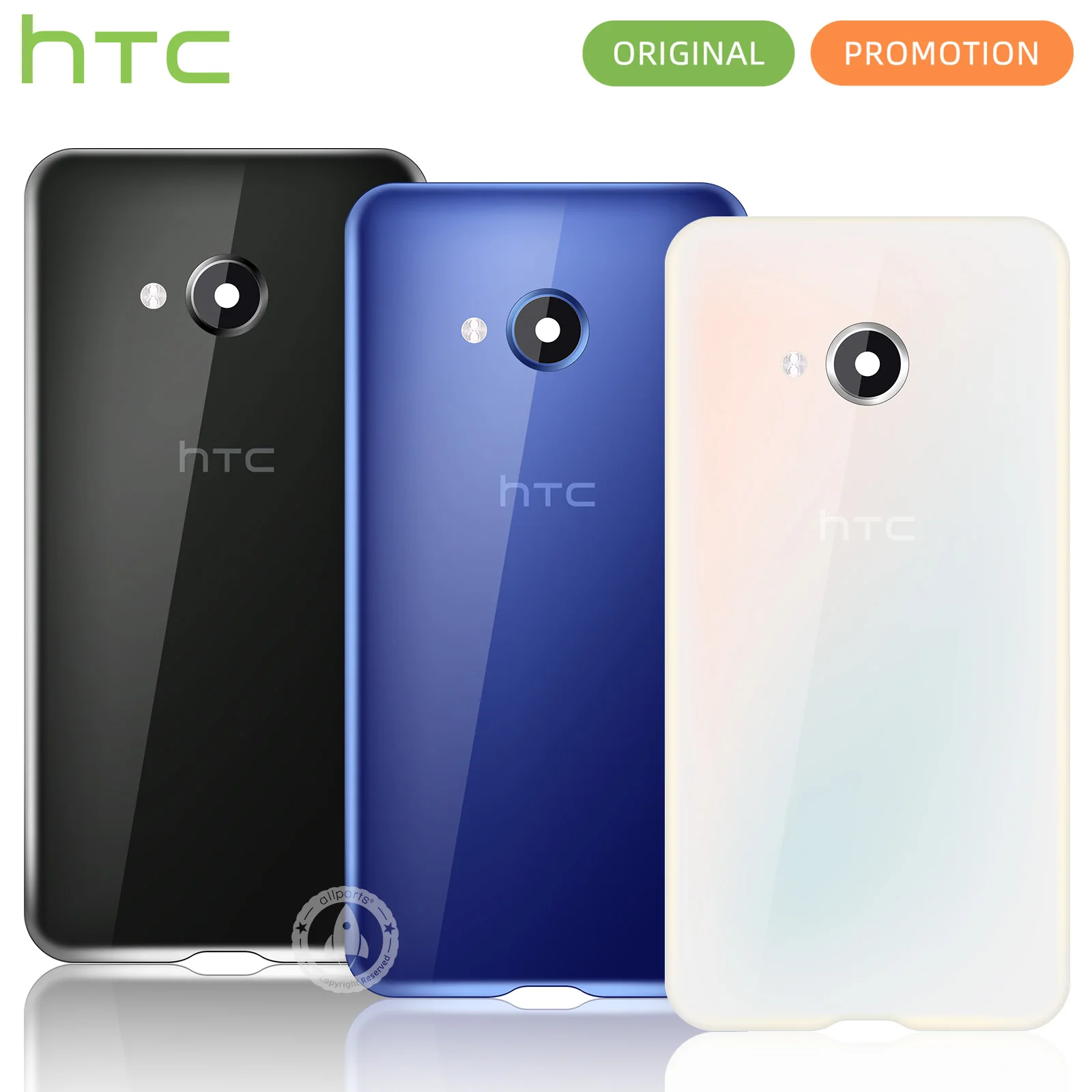 Оригинальная задняя крышка корпуса для htc U Play, крышка батареи с объективом камеры для htc U Play, задняя крышка, запасные части