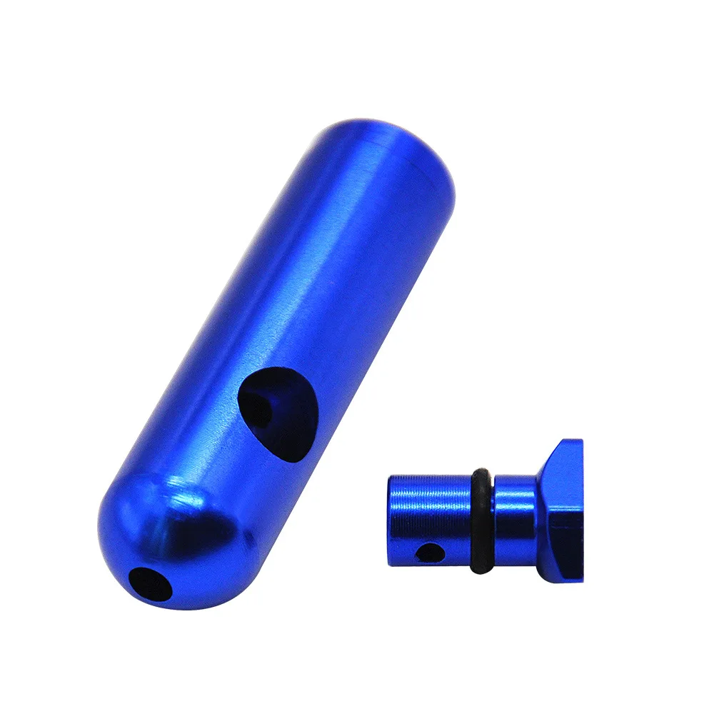 Snuff Pipe 1# Aluminum Alloy Metal Snuff Nose Smoke Pot Snuff Bottle Smoking Set Cigarette Holder Tobacco Pipe