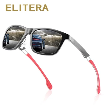 

ELITERA Men Vintage Aluminum Polarized Sunglasses Classic Brand Sun glasses Coating Lens Driving Shades