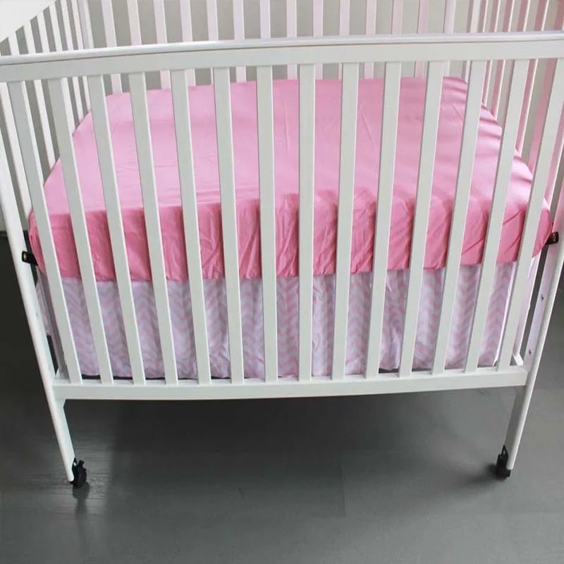crib skirt only 4 шт. бамперы для девочек, кроватки, постельные принадлежности, набор s Мягкое хлопковое одеяло, утепленное одеяло, простыня для кроватки, бампер для кроватки, постельные принадлежности, четыре сезона - Цвет: crib skirt only