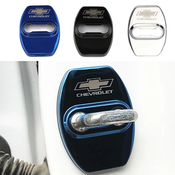 

4pcs Auto Door Lock Cover Case For Chevrolet Cruze Malibu Trax Camaro Orlando Captiva Cavalier Lova rv Equinox Sail Accessories