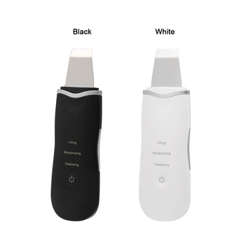 

Rechargeable Ultrasonic Facial Skin Care Scrubber Cleaner Ion Deep Cleaning Peeling Remover Device Beauty Instrument