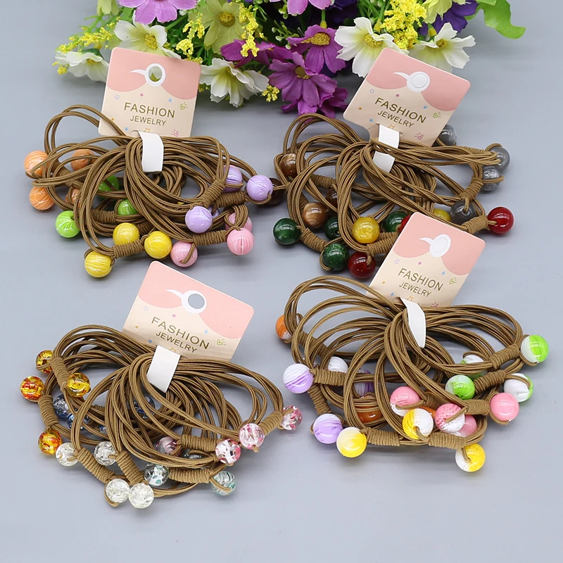 

women's hair accessoires femme velvet scrunchie pack hair ties elastic hair bands cute headwear hair rubber band C01-6