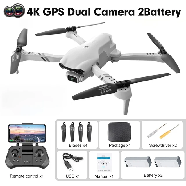 cute RC Helicopters F10 Drone 4K HD Dual Camera GPS 5G WiFi Fold Quadcopter FPV Real-time Transmission Rc Distance 2KM Professional Drones best rc helicopter RC Helicopters