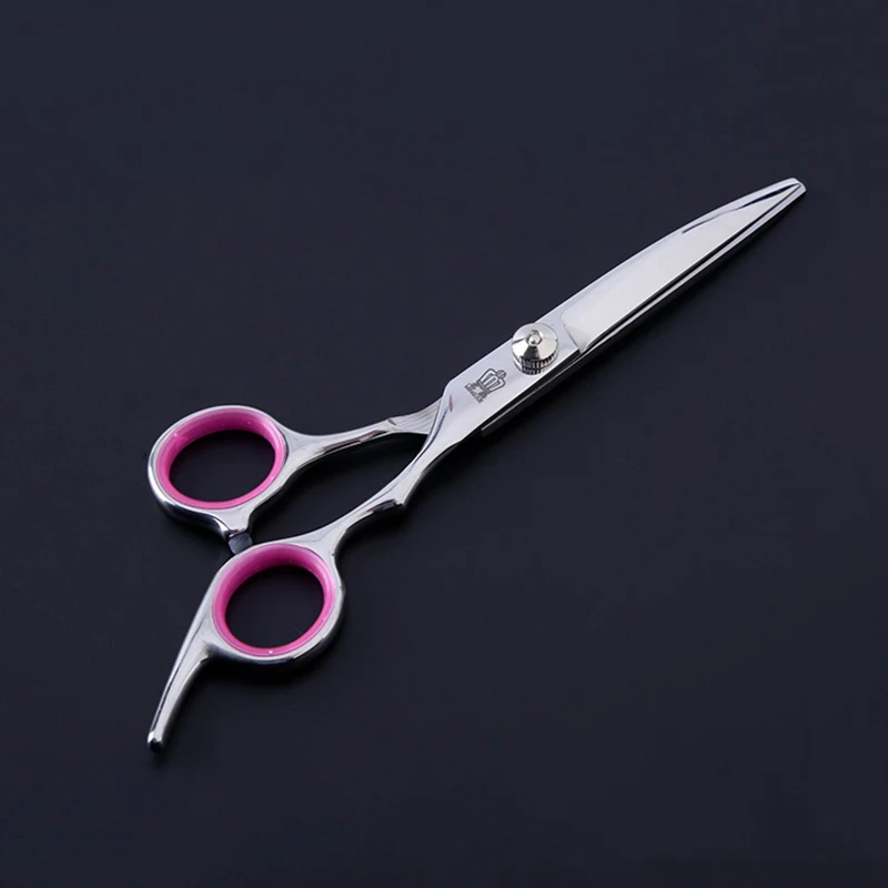 Lower arc scissors " профессиональные ножницы для стрижки домашних животных ножницы для стрижки собак Ножницы Для Стрижки животных прямые инструменты для стрижки - Цвет: Lower arc scissors