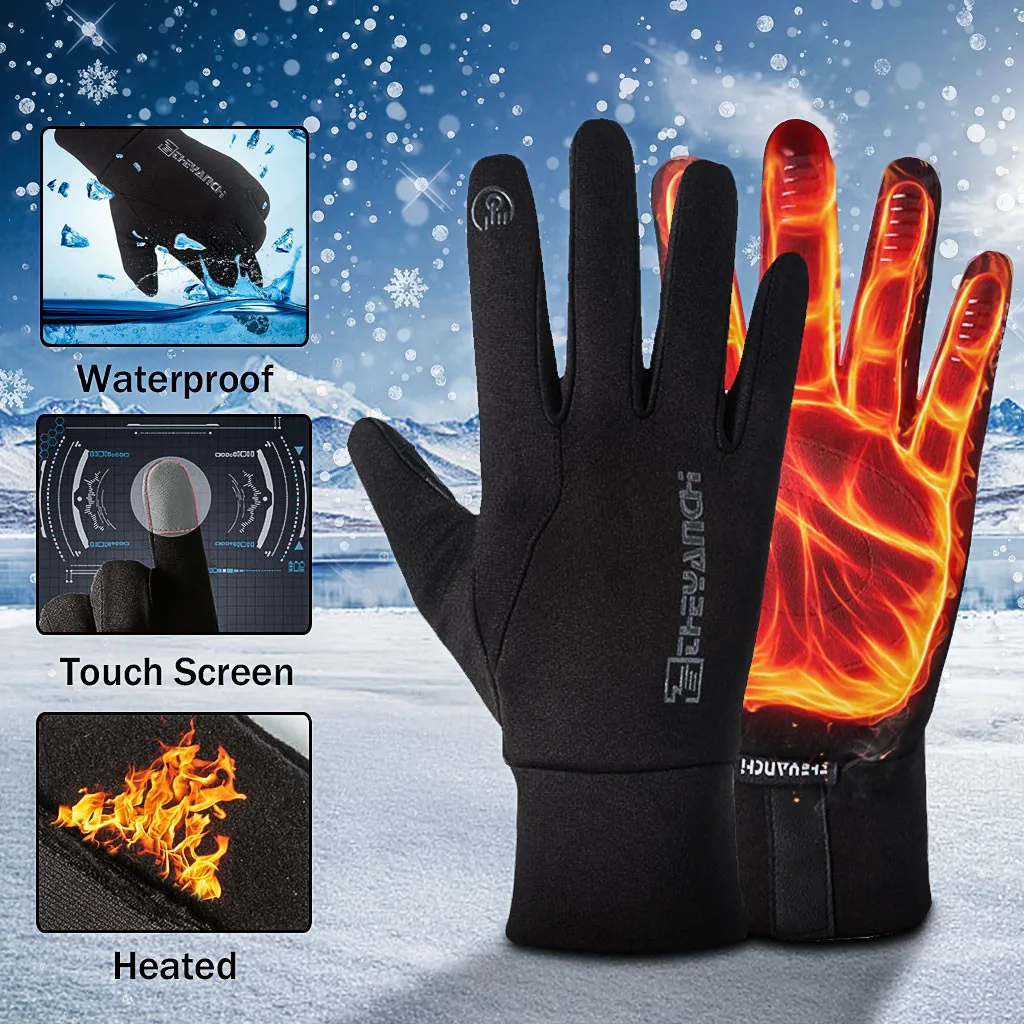 Мотоциклетные перчатки водонепроницаемые теплые с подогревом Guantes Moto сенсорный экран мотоциклетные гоночные перчатки для верховой езды зимние
