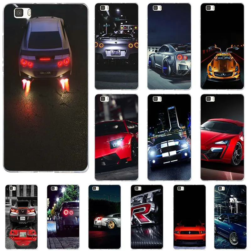 2018 GT R автомобиль Спорт скорость искры дорога стиль чехлы для телефонов Huawei P8 P9 P10