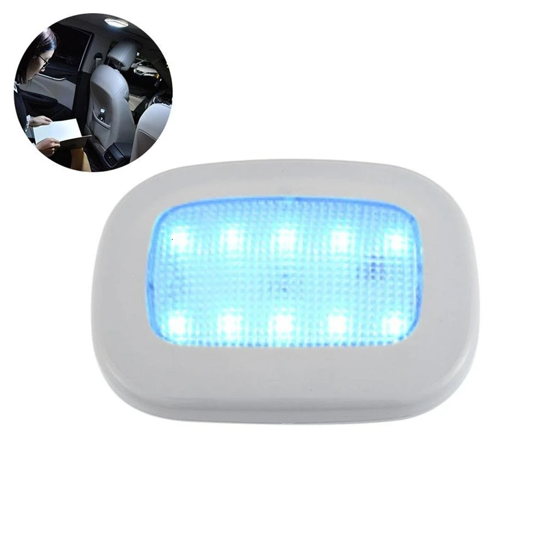 Gray W Blue Light Автомобильный Стайлинг интерьер светодиодный свет для чтения автомобиля потолочная крыша купольная лампа авто багажник USB перезаряжаемая Беспроводная Магнитная Ночная лампа - Испускаемый цвет: Gray W Blue Light
