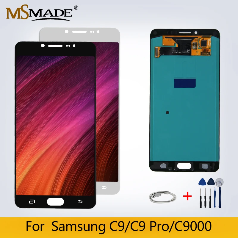 

C9 100% Original LCD For Samsung Galaxy C9000 C9 Pro LCD Display Touch Screen Digitizer Replacement Parts Free Shipping