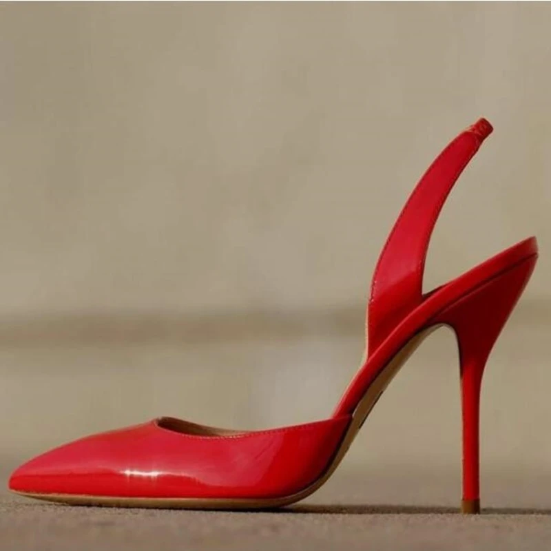 white leather stiletto heels