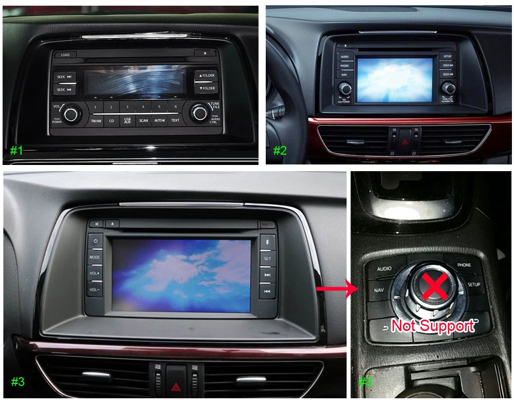 Best SINOSMART Support Native Parking System 1G/2G Car GPS Navigation Player for Mazda 6 Atenza/CX-5 32EQ DSP Processor 4G Optional 11