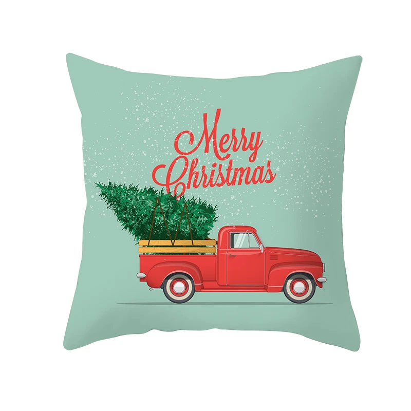 PC12129 Fuwatacchi Merry Christmas наволочка красные чехлы для подушек автомобиля полиэстер Домашний диван кресло декоративный с новым годом чехол для подушек - Цвет: PC12129